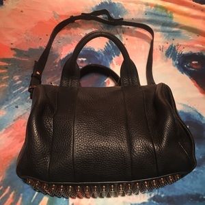 Alexander Wang Rocco handbag with gold hardware